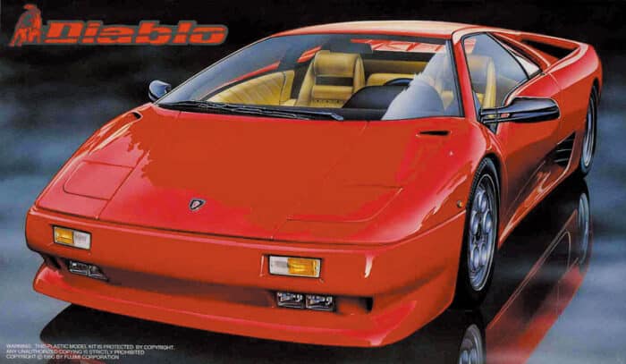 fujimi 12421 Lamborghini Diablo