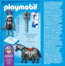 Playmobil 4841 Zwarte drakenridder met led verlichte lans