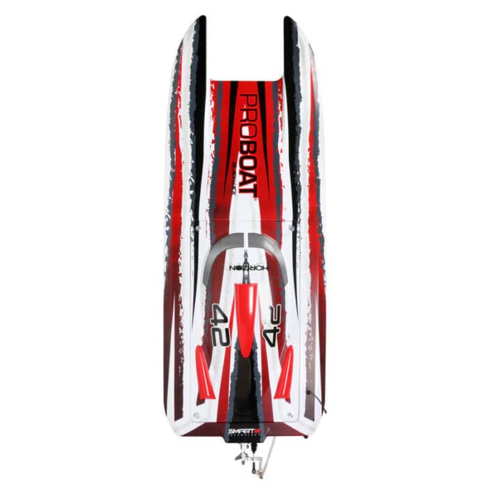 ProBoat Blackjack 42-inch brushless catamaran RTR 8S Wit/ Rood