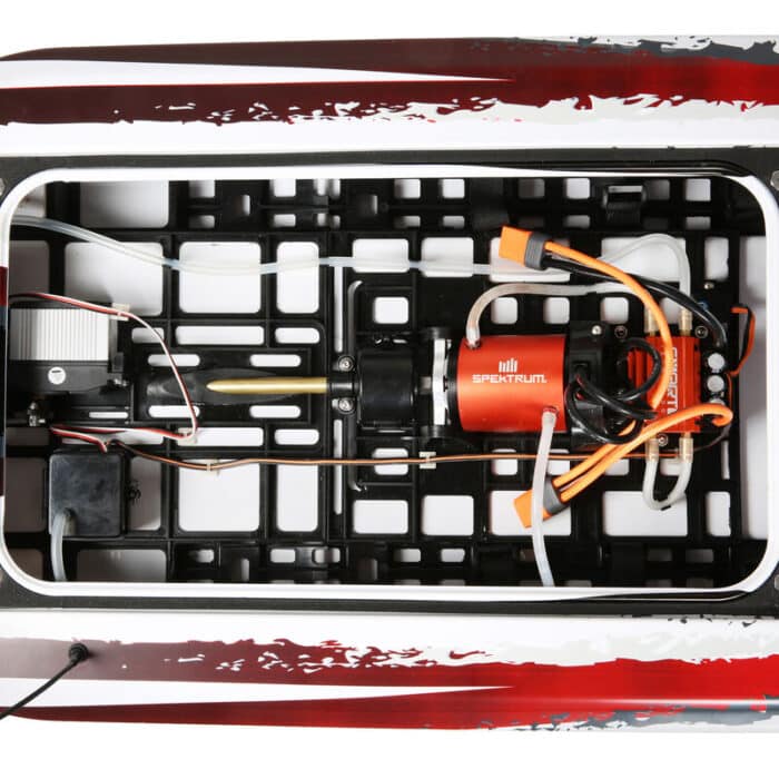 ProBoat Blackjack 42-inch brushless catamaran RTR 8S Wit/ Rood