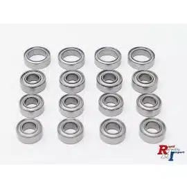 rapid 800762 kogellager set voor tt 02 chassis 16 st