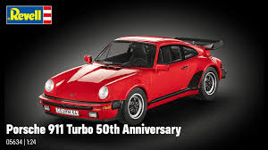 Revell 05634 Gift Set Porsche 911 Turbo 50th Anniversary