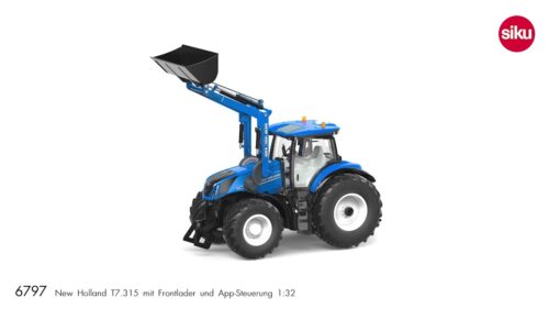 Siku 6797 New Holland Met Frontlader En Bluetooth App besturing Excl Afstandbediening 1:32