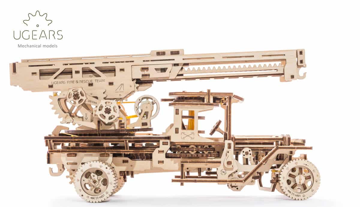 Ugears Brandweertruck met ladder