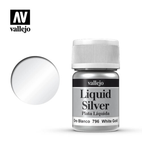 vallejo 70796 Model Color White Gold
