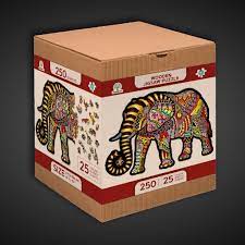 Wooden Puzzel Magic elephant 250 st