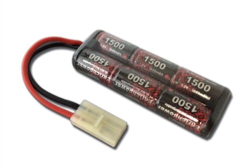 yellow rc 2925-T NIMH 1500mAh 7.2V micro pack met tamiya stekker