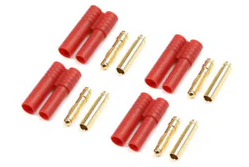 4.0mm goudstekker met plastick behuizing