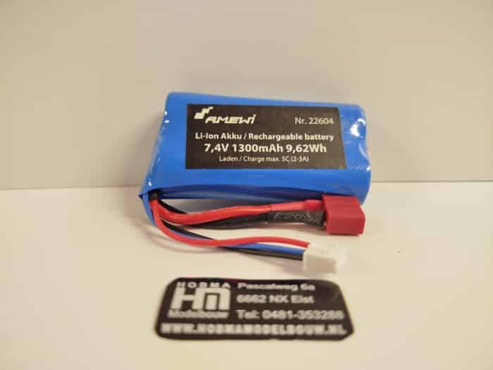Amewi accu voor 22604 7,4V 1300mAh