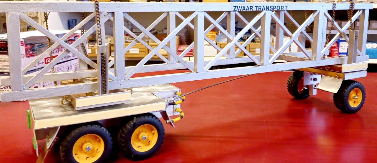 Gebruikt Tamiya Zwaar Transport Treiller