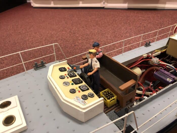 Gebruikt zelfbouw ws14 duitste politie boot met motor, regelaar, sound module,waterpomp, ontvanger, verlivhting en extra's