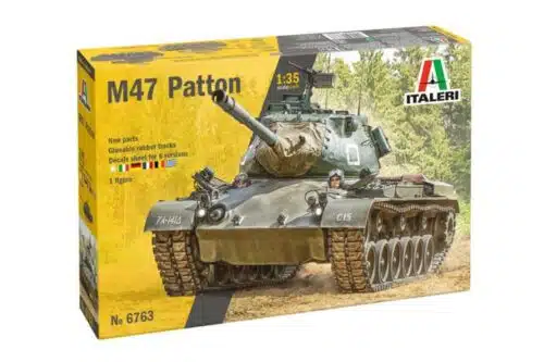 Italeri 6763 M47 Patton Panzer met 6 decal opties