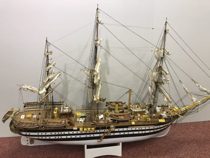 mantua 741 Amerigo Vespucci- scala 1/84 netjes gebouwd