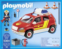 Playmobil 5364 Brandweercommandant met dienstwagen