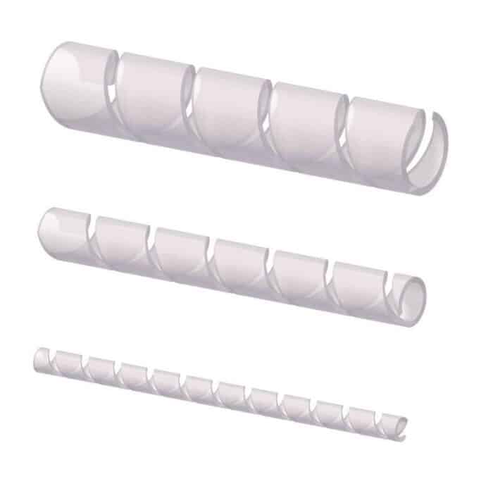 1 m Spiralschutzschl.6 mm transparant