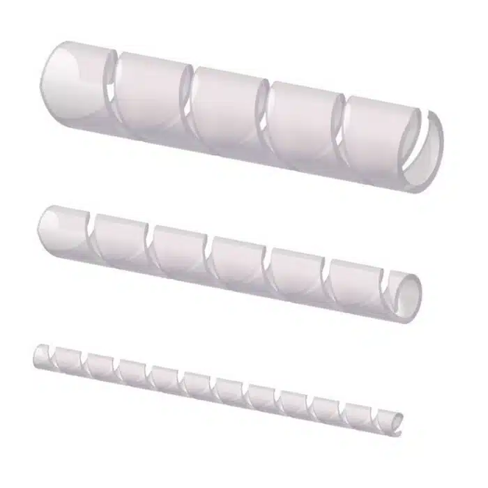 1 m Spiralschutzschl.6 mm transparant