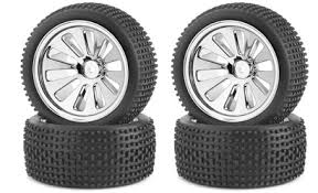 1/10 Buggy 4er set banden op velg geli