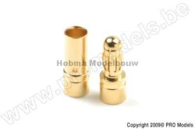 3.5mm goudstekker, Man. + Vrouw.