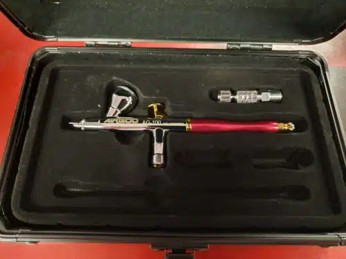 airbrush pistool in koffer ( zwart )