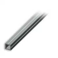 Alfer 25162 Alfer Quadratrohr 7,5 Alu. Blank 1m