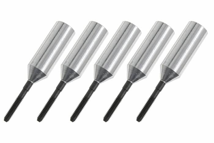 Aluminium kwiklink koppelstuk M2 huls 6 mm