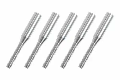 Aluminium kwiklink koppelstuk M2.5 huls 2.5