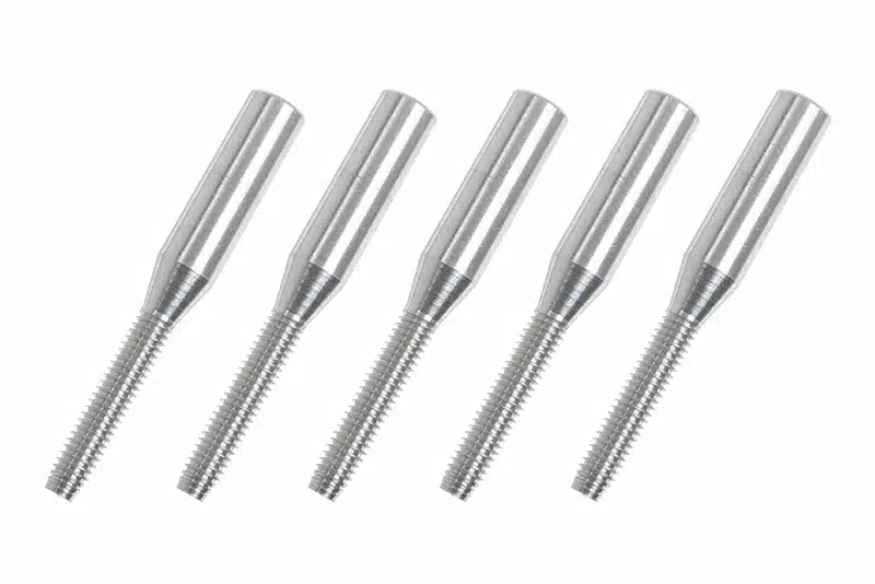 Aluminium kwiklink koppelstuk M2.5 huls 2.5