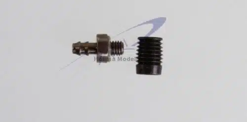Anschlussnippel gerade,Uberwurf D=3mm, Dichtsc
