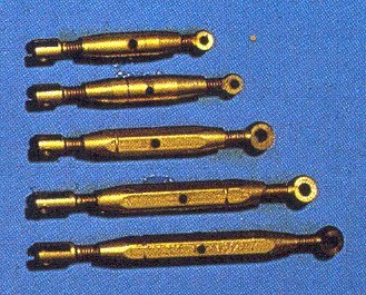 Aronaut 5299 20 Spanschroef messing 20 mm lang 5 St