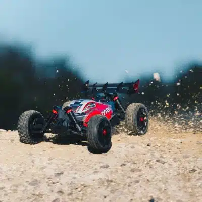 Arrma Typhon 4x4 3S BLX Buggy rood