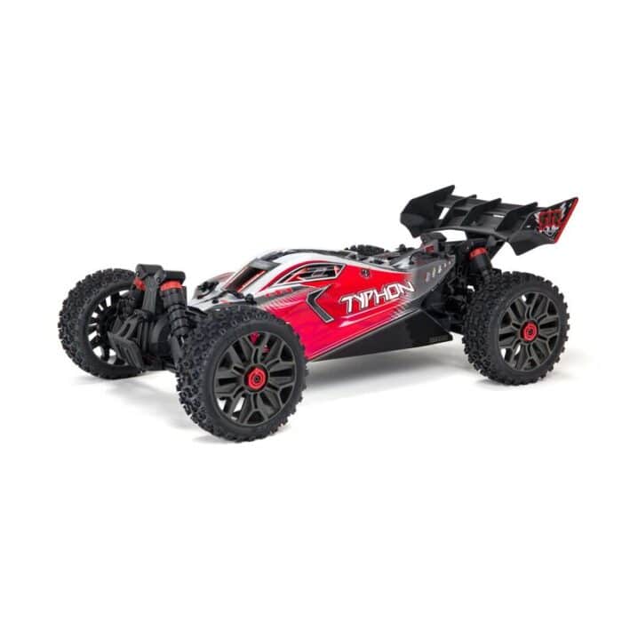 Arrma Typhon 4x4 3S BLX Buggy rood