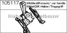 carson 105117 CV-10 Mittel-Diff-Halter-Set