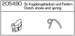 Carson 205490 Specter kopp.schoenen en veren