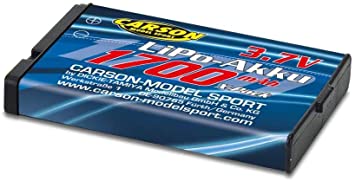 Carson 500608134 Lipo Akku 3.7 v 1700mAh