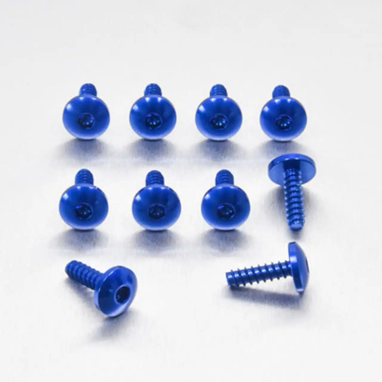 Cilinderschroef inbuskop M3 x 10 blauw 10 st