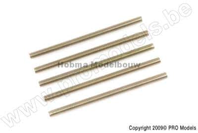 draadstang staal M4 X 20 5 St