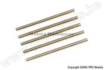 draadstang staal M4 X 70 5 St