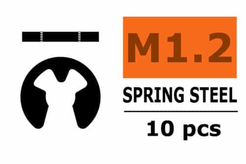 E-clips 1,2 mm Verenstaal 10 St