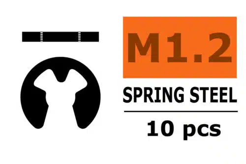 E-clips 1,2 mm Verenstaal 10 St