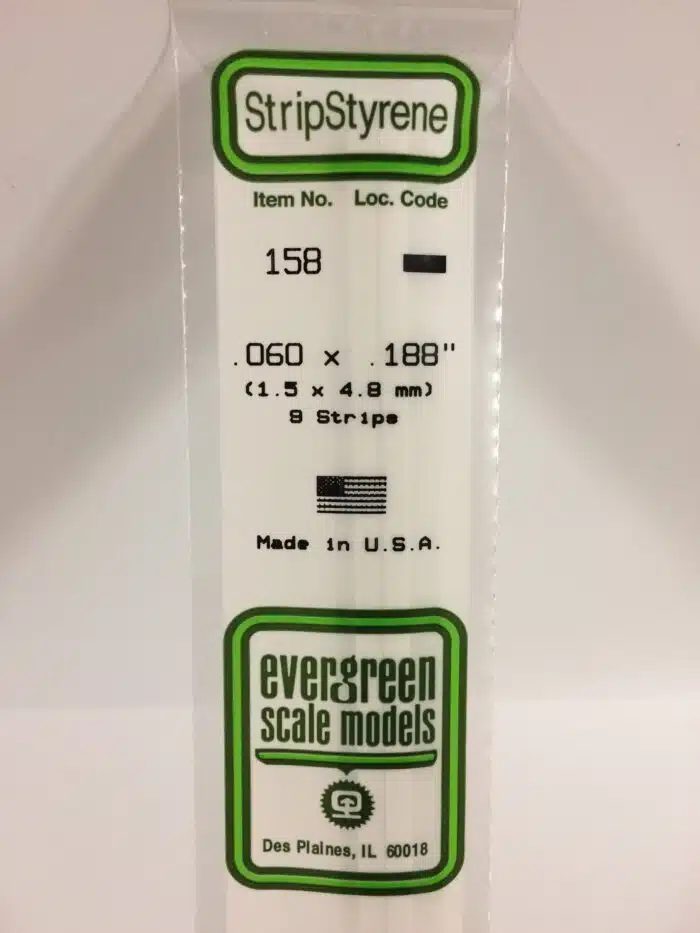 evergreen 158 strip 1.5x4.8