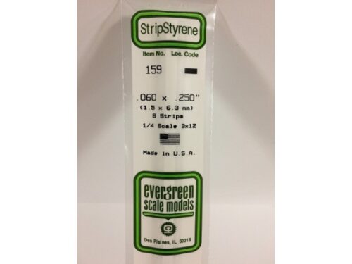 evergreen 159 strip 1.5x6.4