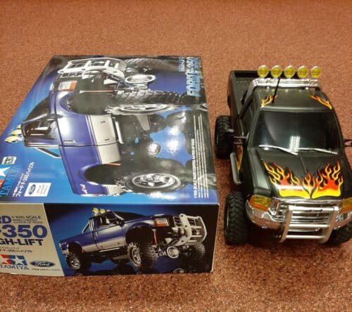 Gebouwd Tamiya 58372 Ford F-350 High Lift Alleen Gebouwd Verder Niks Mee Gedaan