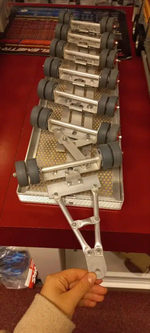 Gebruikt Tamiya Aanhangwagen Met Meedraaiende Assen