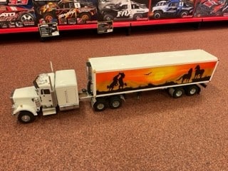 Gebruikt Wedico Amerikaanse truck peterbilt met trailer inclusief geluid en licht