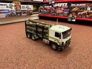 Gebruikte Wedico MAN hout transporter + trailer
