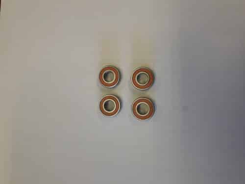 gf-0500-004 Kogellager Rubber dic 5x11x4 (4st)