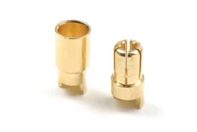 gf-1000-007 6.0mm goudstekker, man+vrouw. (4paar)