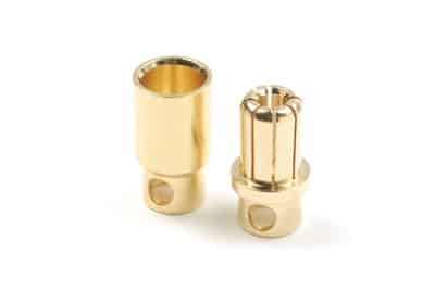 Goudstekker 8,0 mm Man + Vrouw 4 paar