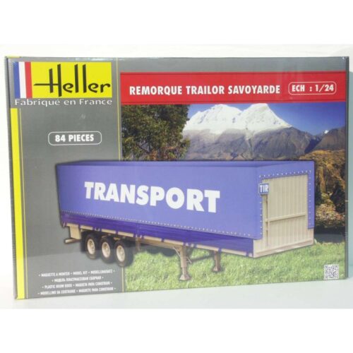 Heller 80771 Remorque Trailor Savoyarde 1/24