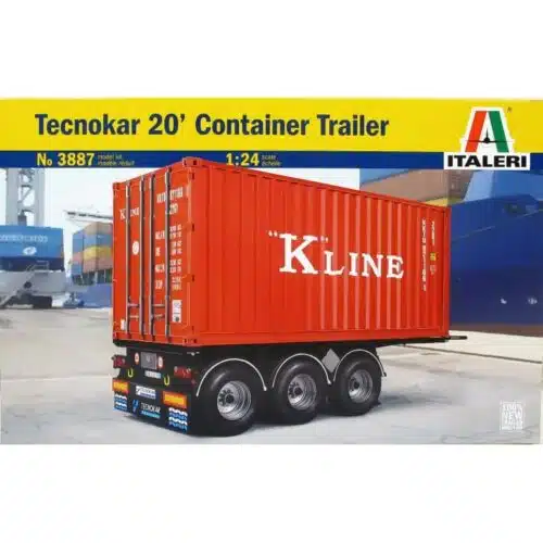 Italeri 3887 Tecnokar 20' Container Trailer